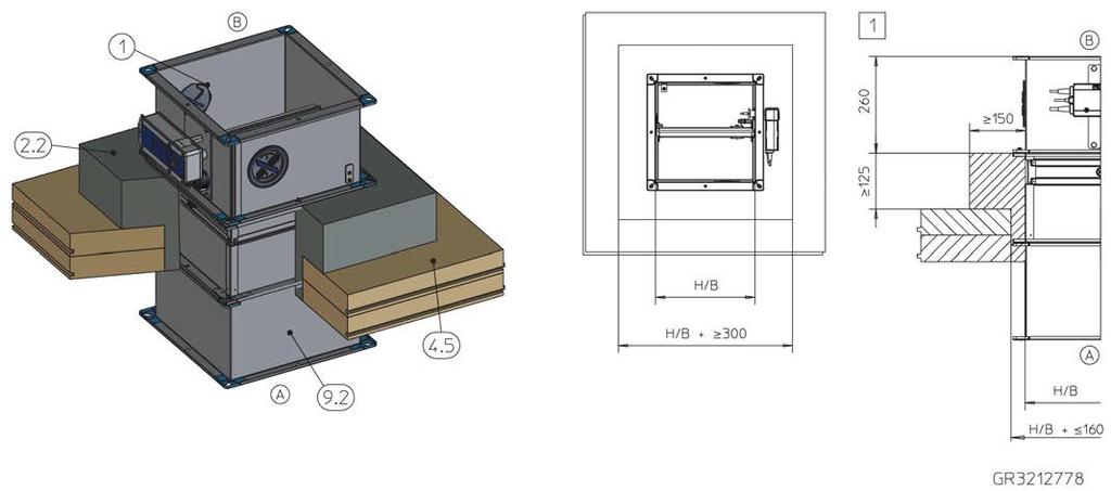 Masivní stropní desky > Mokrá vestavba ve spojení s masivními dřevěnými stropy 5.5.4 Mokrá vestavba ve spojení s masivními dřevěnými stropy Obr.