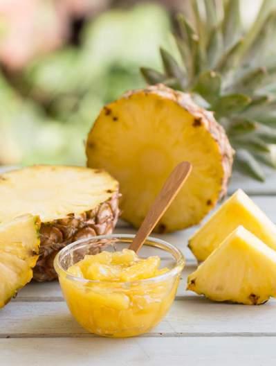 Ananas kostky 567 g pevný podíl: 340 g = 7,03 Kč