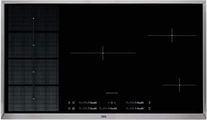 33 AEG Indukční varné desky 5 LET ZÁRUKA NA CELÝ PRODUKT HK956970FB INDUKČNÍ VARNÁ DESKA Propojení varných zón: 3x Bridge Typ a pozice ovládání: posuvné dotykové DirectTouch vlevo, ve středu a vpravo