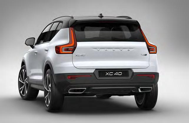 48 VOLVO XC40 INSPIROVÁNO ŘIDIČSKÝM UMĚNÍM R-Design je naší nejsportovněji působící úrovní výbavy, kterou charakterizují dynamické kontrasty a sebejistý vzhled.