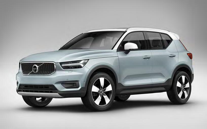 56 VOLVO XC40 SEBEJISTÝ MĚSTSKÝ STYL Volvo XC40 Momentum působí v každém ohledu sebejistě a sebedůvěru poskytne i Vám.