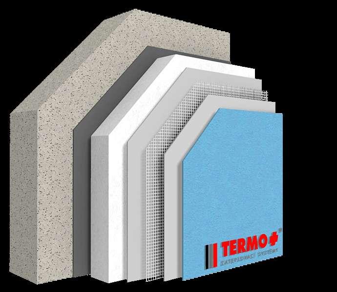 Kontaktní zateplovací systémy (ETICS) Lepení tepelné izolace Tepelný izolant