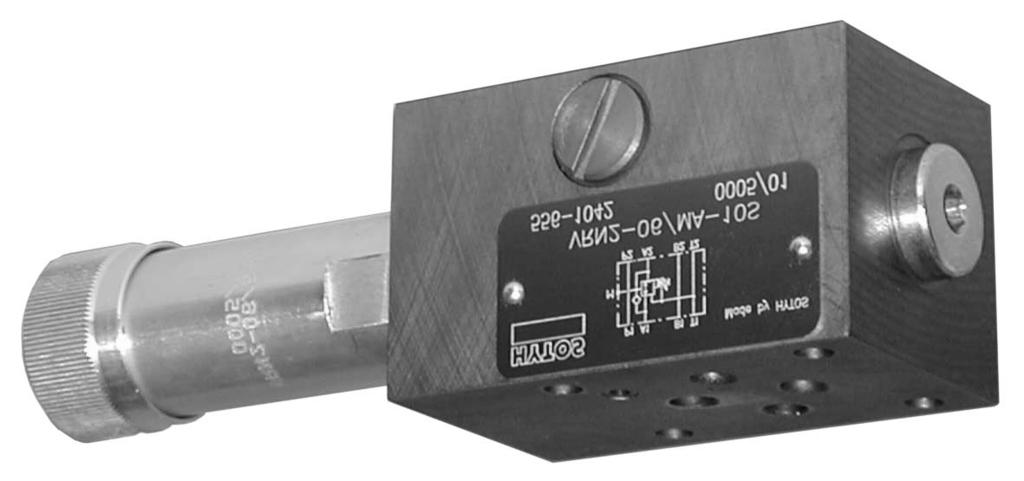 Nepřímořízené redukční ventily D n 06 p max 3 MPa Q max 40 dm 3 min - VRN-06 HC 553 6/003 Nahrazuje HC 553 /003 Provedení vestavné a pro modulová sdružování Čtyři tlakové stupně Dvě provedení