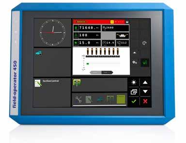 Protože se systém Väderstad E-Control používá pro mnoho secích strojů ze sortimentu Väderstad, je možné použít tentýž ipad