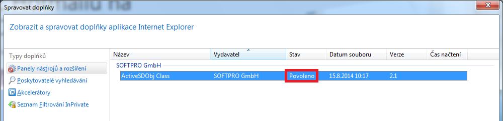 Najděte doplněk SDObjClass vydavatele SOFTPRO GmbH a ověřte, že