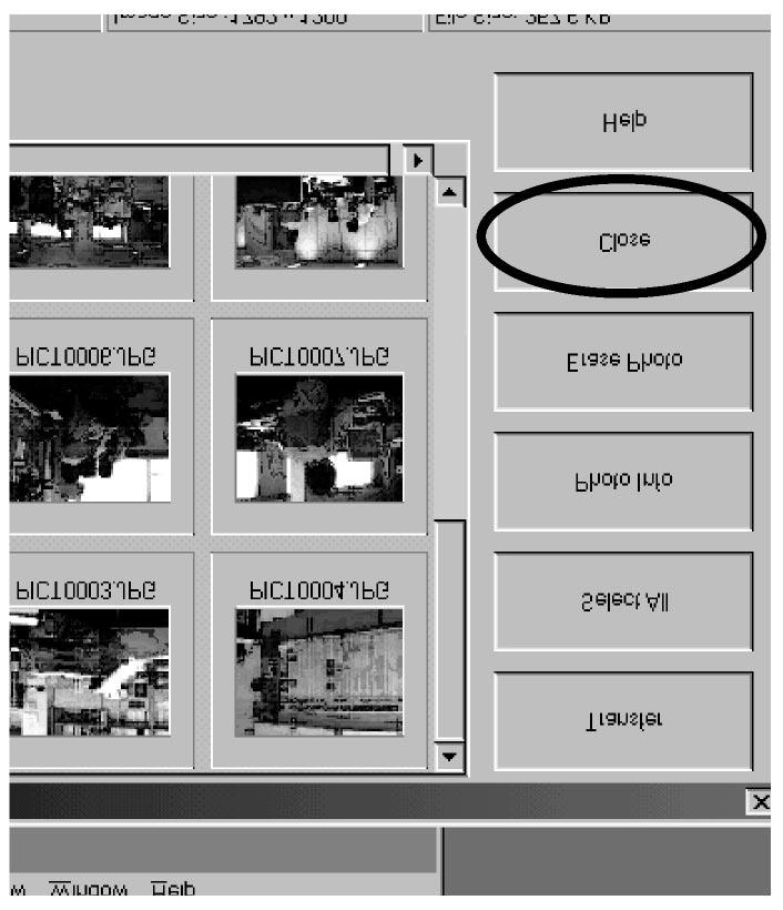 Použití programového vybavení Ukončení činnosti ovladače TWAIN 1.