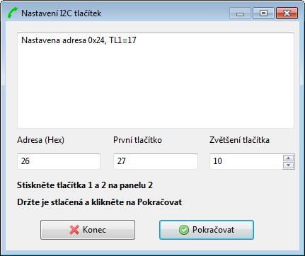 8 Doba podsvětlení (s) Doba po kterou bude tablo svítit od poslední aktivity (přiblížení osoby, zmáčknutí tlačítka). Výchozí hodnota je 10 sekund. Obr.