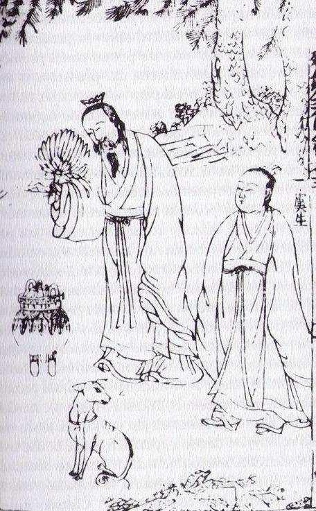 ve spisu Cchan-tung-čchi z roku 142 n.l., jehož autorem je učený mistr Weg Po-jang. Nejedná se však o praktický manuál, ale dílo pojednávající o alchymických procesech pouze teoreticky.