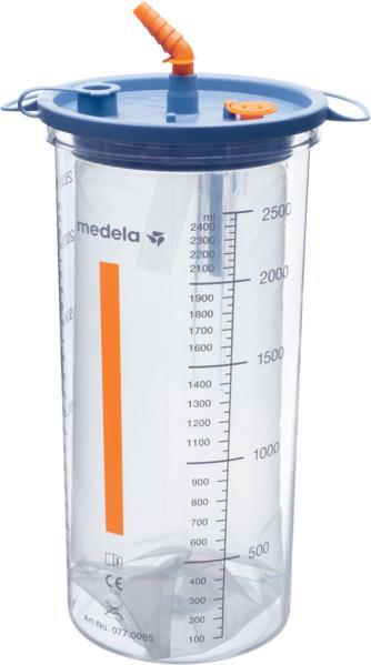 Medela vaky - nový typ MedelaVak Sběrný systém tekutin MEDELA je vhodný pro bezpečné shromažďování odsátých tělních tekutin.
