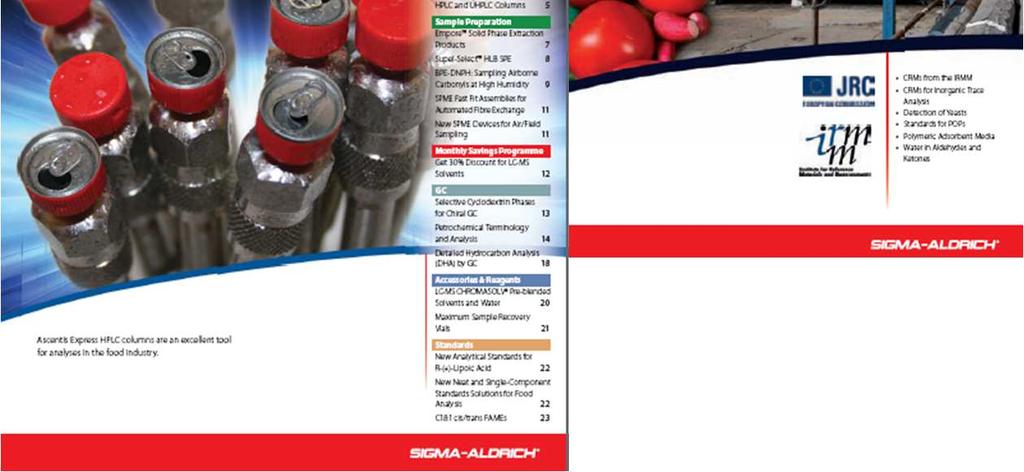 GC, HPLC Standardy Činidla