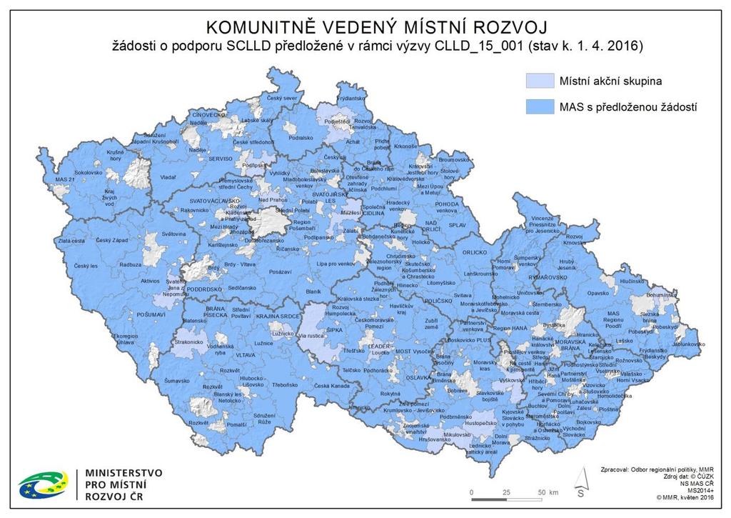 2. výzva CLLD - Datum zahájení příjmu žádostí: 11. 5.