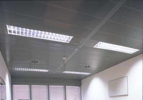 SVÍTIDLA DO KOVOVÝCH PODHLEDŮ LUMINAIRES FOR METAL FALSE CEILINGS LEUCHTEN FÜR ABGEHÄNGTE DECKE AUS METALL 230 V 50 Hz t a 25 ºC RAL 9003 - standard RAL 9006 -