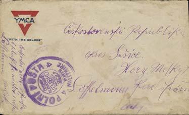 32 + dva barevné kašety BALON MONTE skládaný dopis s přítiskem PAR BALOON MONTÉ, adres. do Prahy.