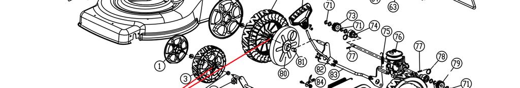 Position Part number Název 1 546SH0001 Poklice předního kola Front wheel cover 3 546SH0003 Přední kolo Front wheel 4 540600004 Pouzdro kola Wheel bearing 5 546SH0005 Táhlo zdvihu sečení Height