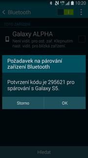 30 z 34 Bluetooth - párování přístrojů Bluetooth.