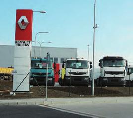 ACTUALITÉS AKTUALITY OUVERTURE DU NOUVEAU POINT DE VENTE ET DE SERVICE APRÈS-VENTE DE RENAULT TRUCKS PRAGUE Un nouveau point de vente et de service après-vente de Renault Trucks a été ouvert en