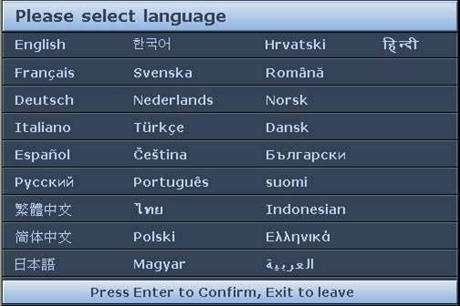 Ovládání Zapnutí projektoru 1. Připojte síťový kabel k projektoru a do síťové zásuvky. Zapněte vypínač síťové zásuvky (je-li jím vybavena).