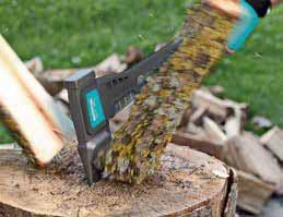 sekery GARDENA univerzální sekery jsou vhodné především ke kácení malých stromů, k odvětvování a štípání dřeva s obsahem pryskyřice.