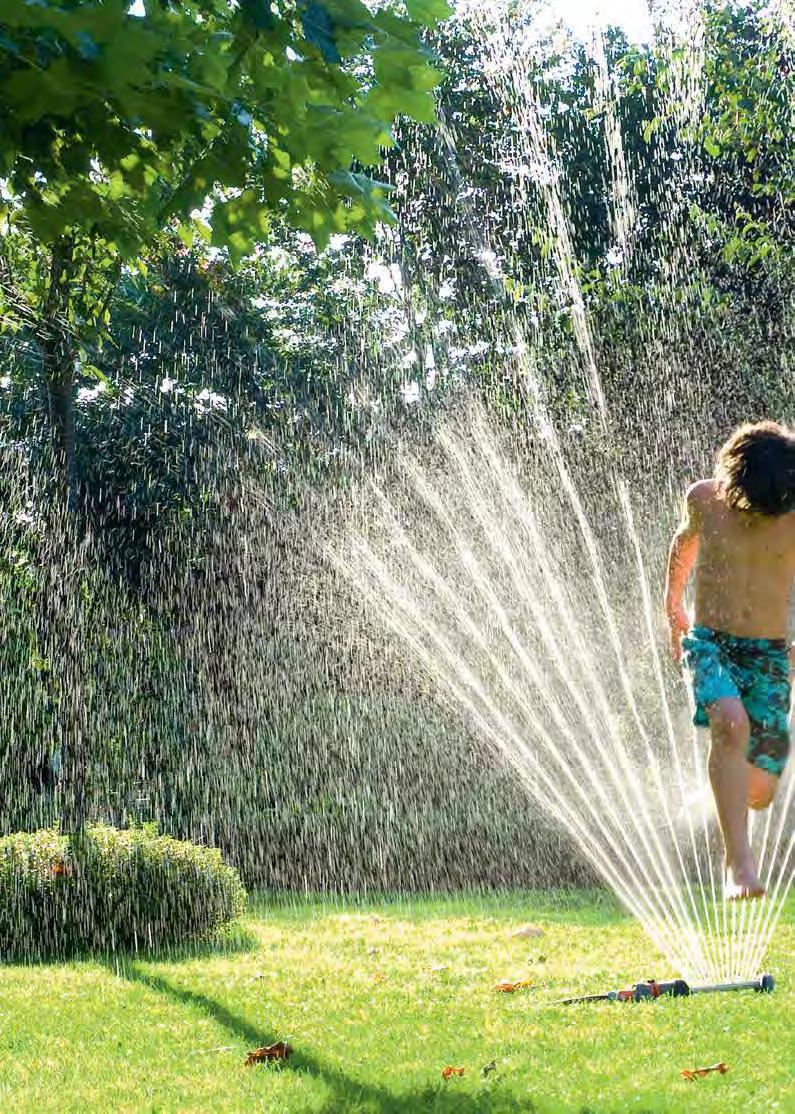 GARDENA zavlažovače Optimální zavlažování pro každou zahradu GARDENA nabízí optimální zavlažovače pro velké i