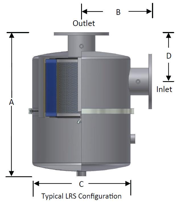 KOMBINOVANÝ ODLUČOVAČ KAPALIN/ ACÍ VAKUOVÝ FILTR Řada LR 3/4-3 BPP, DN100 - DN150, příruba PN10 OBLATI POUŽITÍ Kombinovaný odlučovač kapalin / filtr se používá zejména v případech, kdy kapaliny, jako