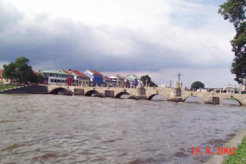 Nádrž Vranov tentokrát již průběh povodně nemohla významně ovlivnit.