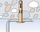 Ocelové kotvy Ideální kotevní hloubka pro upevnění do stropů. Užitné délky v rozsahu 5 120 mm pro nejrůznější požadavky.