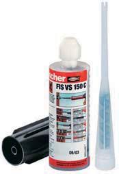 55 Chemická vinylesterová malta FIS VS Upevnění za pomoci chemické malty pro menší aplikace.