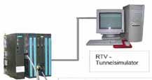Obr. 7 Tunelový simulátor Fig. 7 Tunnel simulator Aby se posoudila funkčnost řízení, zaznamenává se během těchto zkoušek rychlost proudění vzduchu na obou stranách sání.