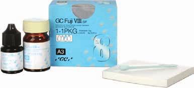 GC skloionomerní cementy - prášek a tekutina Fuji I 1-1 2 700 Kč GC Fuji IX GP 1-1 2 190 Kč odstín: světle žlutá odstín: A3 GC Fuji IX GP 3-2 5 390 Kč GC Fuji II LC Improved 3-2 odstíny: