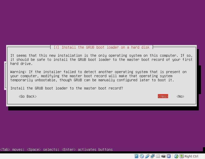 2.11. GRUB Poslední otázka instalátoru směřuje k instalaci spouštěče GRUB. Je to modernější náhrada LILO (LInux LOader), kterou možná znají někteří pamětníci Linuxů z konce 90. let.