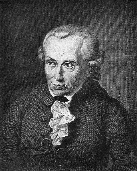 Immanuel Kant. L. Raab, licence Public Domain, CC-PD Art http://commons.