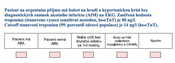 Hypertenze patří mezi situace zvyšující hodnoty hs-ctnt.