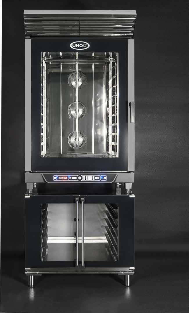 BAKERLUX Funkce Standard Volitelné Nelze Dynamic Manual PEČÍCÍ REŽIMY Konvekční pečení 30 C - 260 C Kombinovaný režim páry a konvekčního pečení 48 C - 260 C Maximální teplota předehřátí 260 C