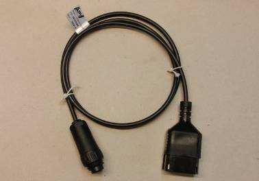 Kvality pro profesionály 35 5.2 7pólový signální kabel (číslo artiklu: 00410-2-006) Obr.: 6 Připojení: 12pólový konektor na ovládacím modulu Nastavení: viz bod 6.