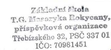 Zapsala: Mgr. Lenka Klabačková V Rokycanech dne 4.11.2015 Předání zápisu o posouzení a hodnocení nabídek zadavateli Zápis byl předán zadavateli dne 5.11.2015 Jméno a příjmení osoby oprávněné jednat jménem zadavatele ve věci výběru nejvhodnější nabídky Vyjádření zadavatele Mgr.