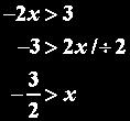 Pracovní list č. 8 Nerovnice Lineární nerovnice řešíme stejně jako lineární rovnice, jen s tím rozdílem, že když násobíme nebo dělíme rovnici záporným číslem, musíme otočit znaménko na druhou stranu.