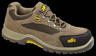 Cleated outsole and almost seamless forepart makes this footwear ideal for use even in construction industry. ISSA ENERGY 68400N EAGLE Sandál se štípené kůže, zapínání na suchý zip.