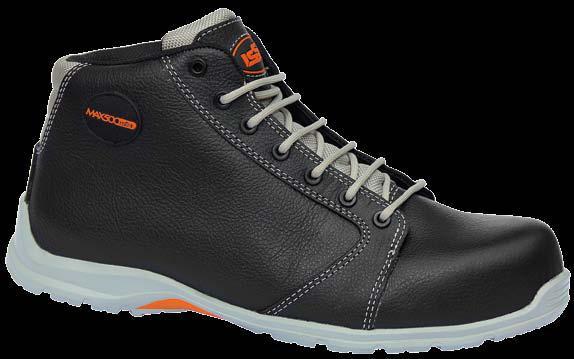 41260 HUDSON Kotníková Sneaker obuv S3 z lícové kůže určená pro ty, kteří hledají robustní obuv,  High cut S3