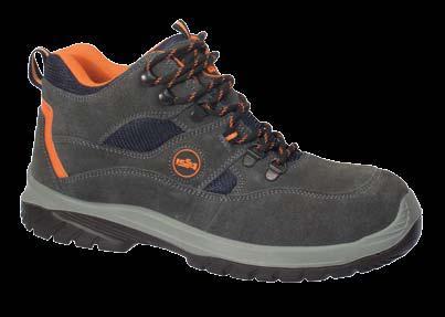 Starter Trekking low cut footwear made by suede leather, antiabrasion Mesh tissue provides high breathability. Bi density PU outsole antislip.