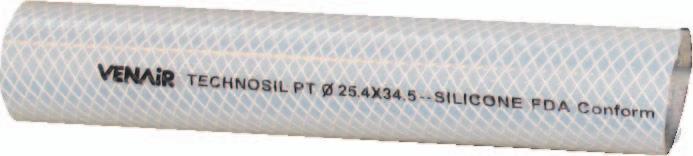 DRINKTEC SILIKON Kód Víceúèelová beztlaká hadice pro potravináøské produkty kg/m bar m - C až +0 C - /0; F.D.A.; Standard CFR.