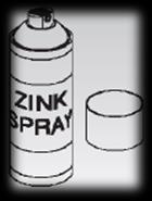 opravám zinkování v suchých vnitřních prostorech ZKS 400 ml 0,50 1 ks Pásový chránič hran, rozmezí teplot