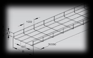 Rozměry Tloušťka včetně materiálu šroubů H x B FLM SKM výška x šířka 6x12 8x16 ks Balení Drátěný žlab H=60, galvanicky pozinkovaný V GR 60.100 60 x 100 3,50 Spojky 1,80 3 m V GR 60.