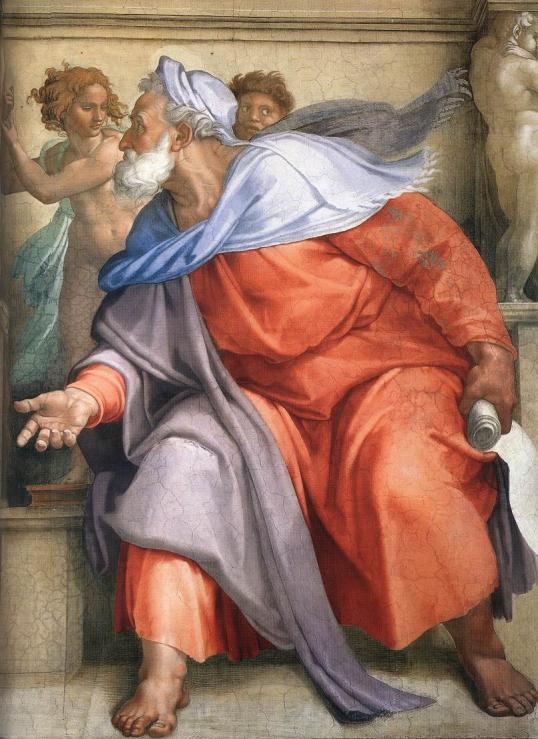 19. Ezechiáš, Michelangelo Buonarroti, 1508-12,