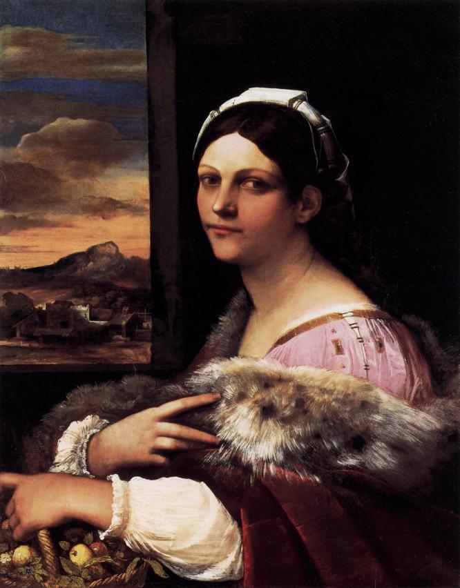 Portrét mladé Římanky (Dorothea), Sebastiano del Piombo,