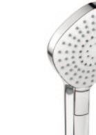 Sprchová sada Diamond Circle Idealrain Evo Idealrain Evo sprchová sada DIMOND: - 3-funkční hranatá ruční sprcha 115 mm (déšť, masážní proud, jemný déšť) s funkcí nti-kalk (proti vodnímu
