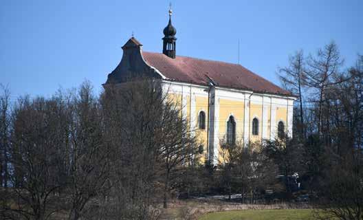 Nynější podoba je z roku 1870. Kostel sv. Jiljí v Mělnici u Hostouně Vrcholně gotický kostel je stavba z 1. poloviny 14. století, byl přestavěn ve 2. polovině 16.