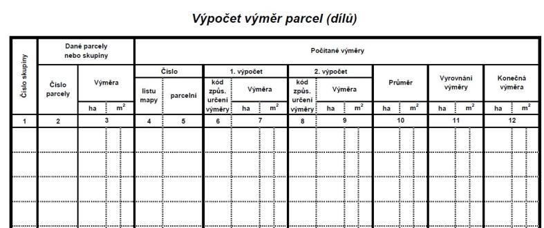 c) protokol o výpočtech, Obrázek 36: Ukázka protokolu o výpočtech d) záznam výsledků