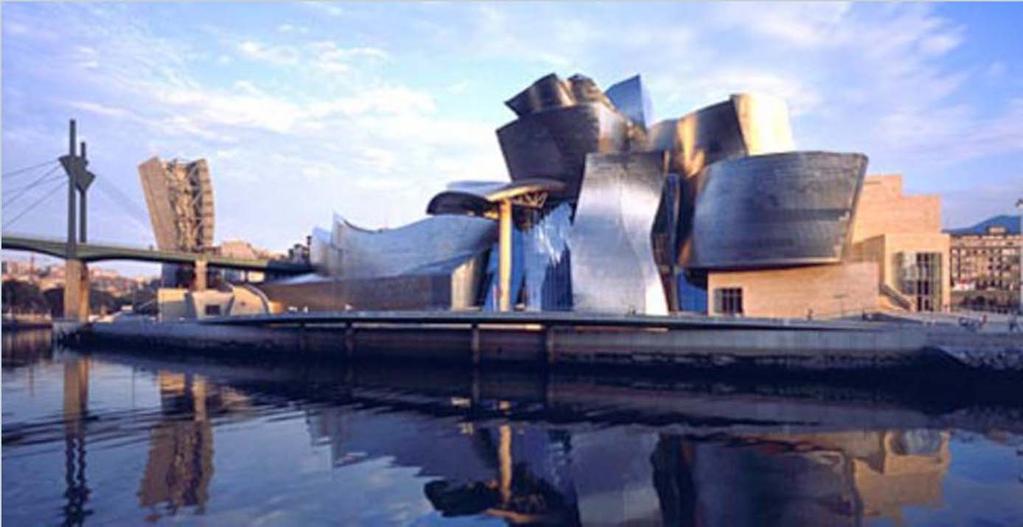 Dostavil se Bilbao efekt : Během prvních tří let existence přilákalo Guggenheimovo muzeum v Bilbau téměř čtyři miliony návštěvníků, pomohlo vygenerovat v oblasti turistického ruchu v Bilbau obrat