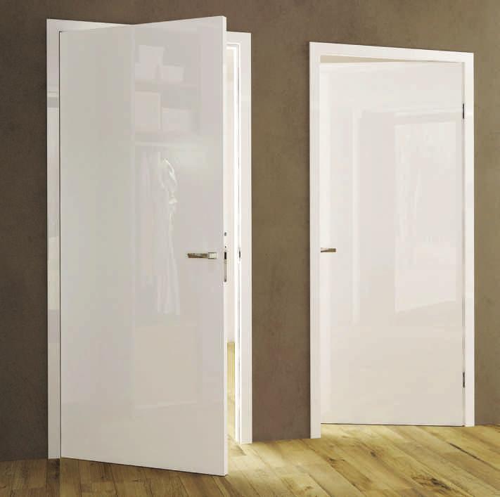 11 OBRÁCENÉ OTEVÍRÁNÍ abychom vám zajistili identický vzhled všech dveří v jednom prostoru, kde však nelze použít Standardní bezpolodrážkové dveře (bezfalcové) z důvodů odlišného Směru