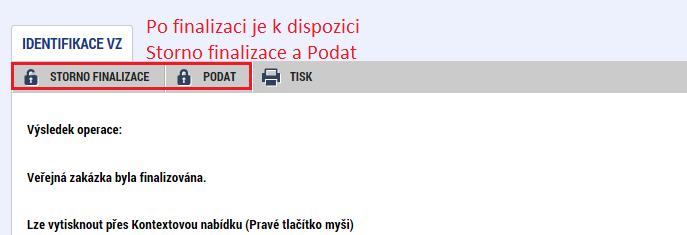 Přes modul VZ není umožněno provádět změny na záznamech o VŘ, které jsou vykázané v nedoadministrovaných ZoR a ŽoZ, je nutné nejdříve příslušné ZoR/ZoP schválit/neschválit ze strany ŘO. 3.